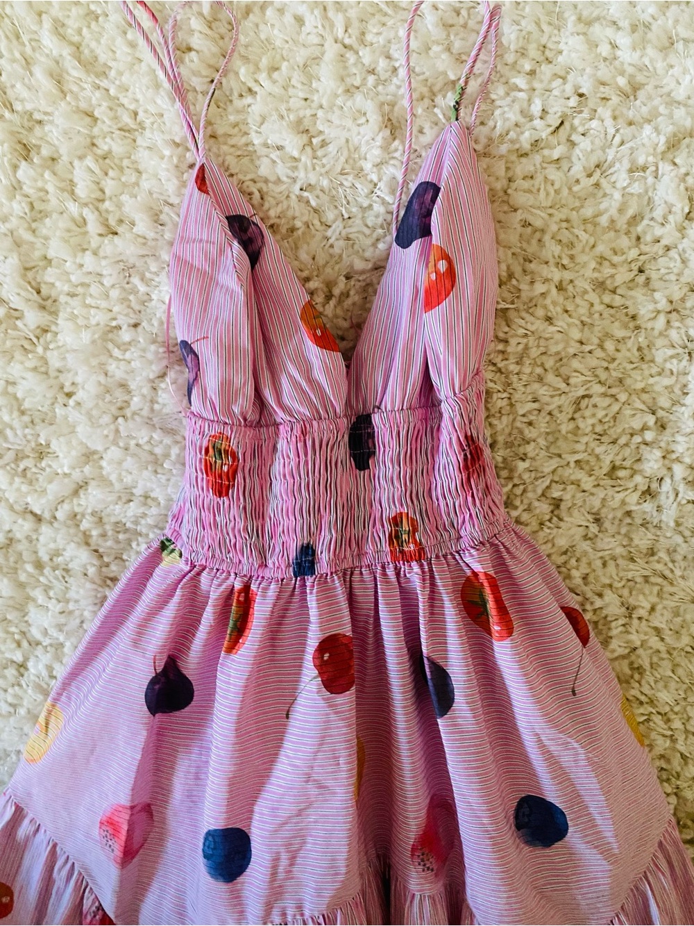 En Saison Pink Fruit Medley Maxi Dress - Women - Picture 6 of 7